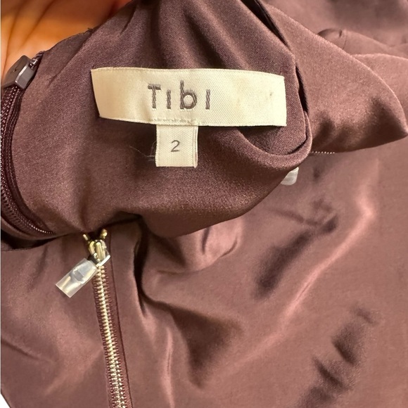 👗 Tibi Purple Silk Sleeveless Dress Women’s 2 Oversized Cocktail Party‎ 👗 - Picture 6 of 6